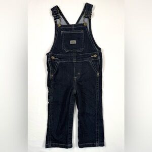 WRANGLER Unisex‎ Denim Overalls Dark Wash 12M Classic Rugged Western Farmcore